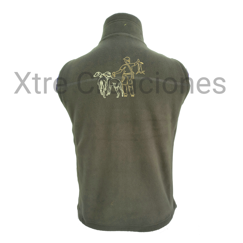 Chaleco softshell bordado hombre galgos